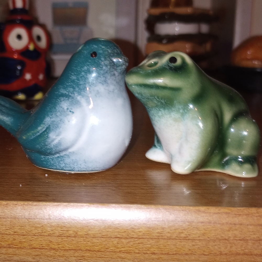 Salt and pepper shaker set